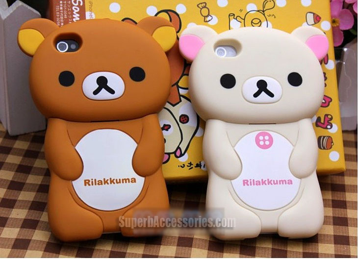 Ốp lưng iPhone 4 gấu Rilakkuma 